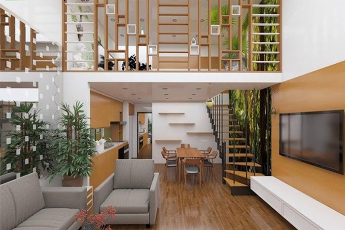 Nhà cấp 4 gác lửng 2 phòng ngủ - Hình 5