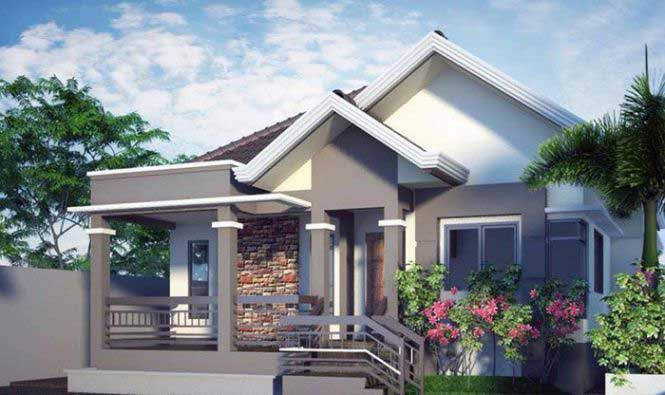 Thiết kế nhà cấp 4 đẹp 50m2 - Hình 6