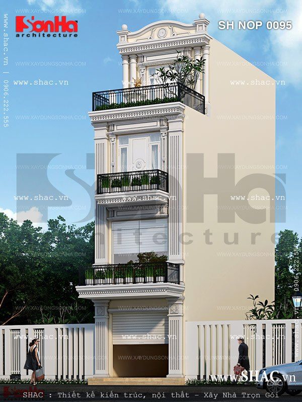 Kiến trúc nhà kiểu pháp