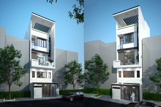 chi phí xây dựng nhà ở 1 trệt 3 lầu 