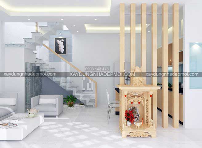 Nhà phố 3 tầng trên mảnh đất nhỏ 5,8×5,9 - Hình 4