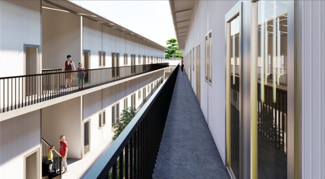 Những mẫu thiết kế nhà trọ 2 tầng đẹp - Hình 2