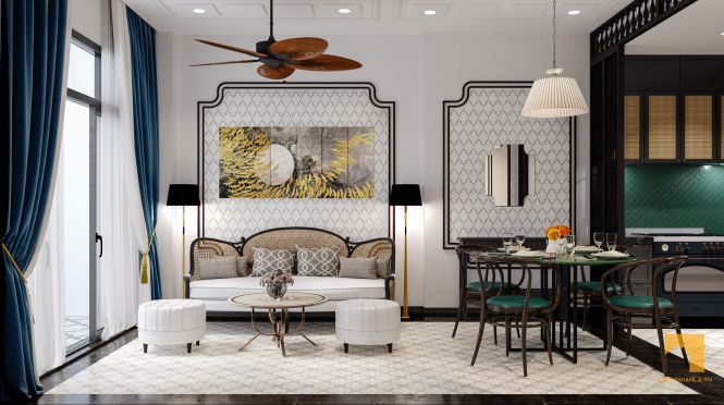 Phong cách thiết kế nội thất Indochine - Hình 3
