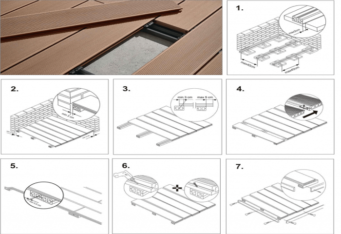 Thực hiện lắp đặt sàn gỗ ban công
