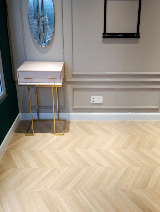 sàn gỗ xương cá texture janhome