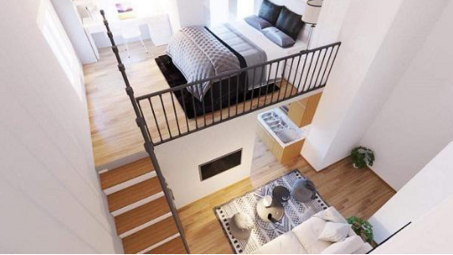 Nhà tiền chế có gác lửng