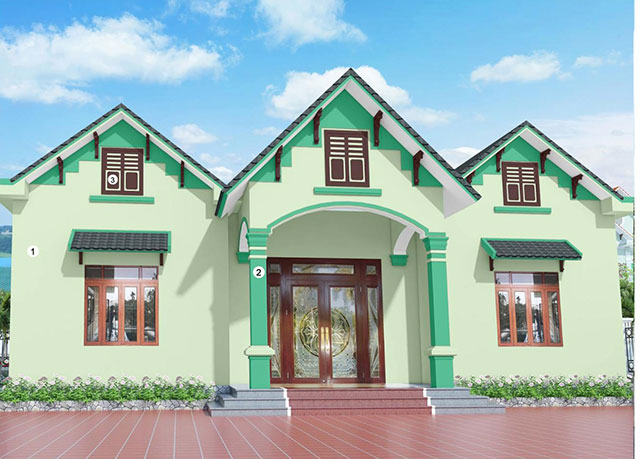 ý nghĩa của việc sơn nhà màu xanh ngọc