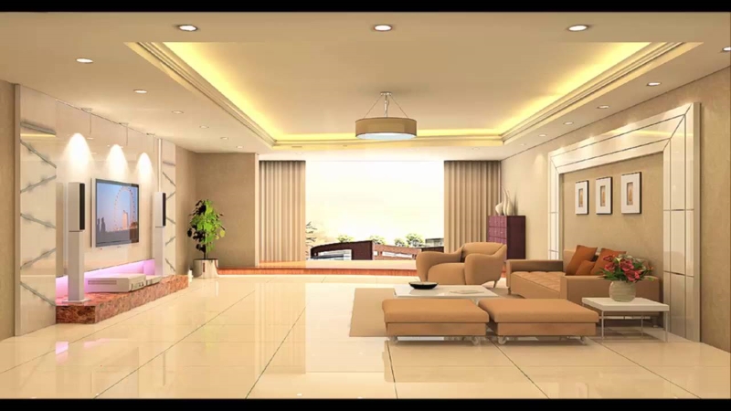 Sơn nhà màu vàng kem nhạt phối be