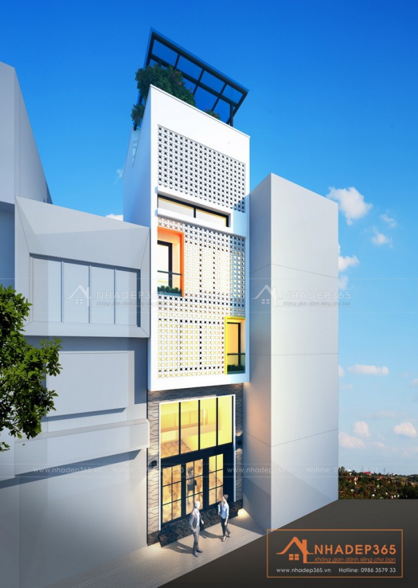 Thiết kế nhà 4 tầng diện tích 30m2 - Hình 3