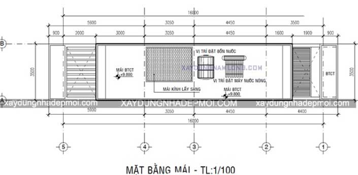Thiết kế nhà phố 2 mặt tiền hiện đại - Hình 6