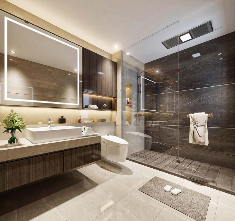 Nhà vệ sinh dành cho biệt thự cần những lưu ý gì?