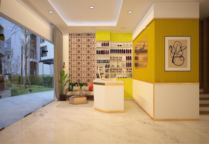 Hình ảnh mẫu phòng khách spa đẹp - Thiết kế 7