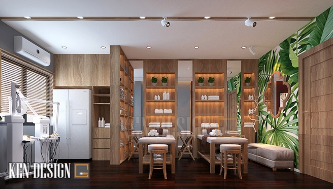 Mẫu phòng spa phong cách mộc ấn tượng - Thiết kế 12