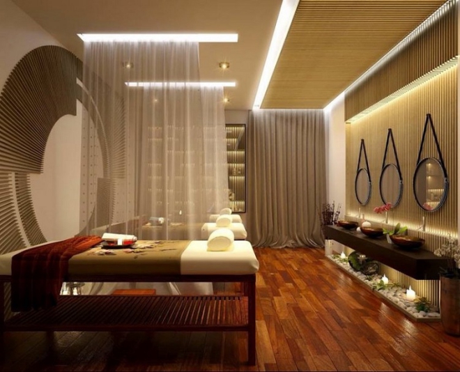 Mẫu phòng spa phong cách mộc ấn tượng - Thiết kế 3