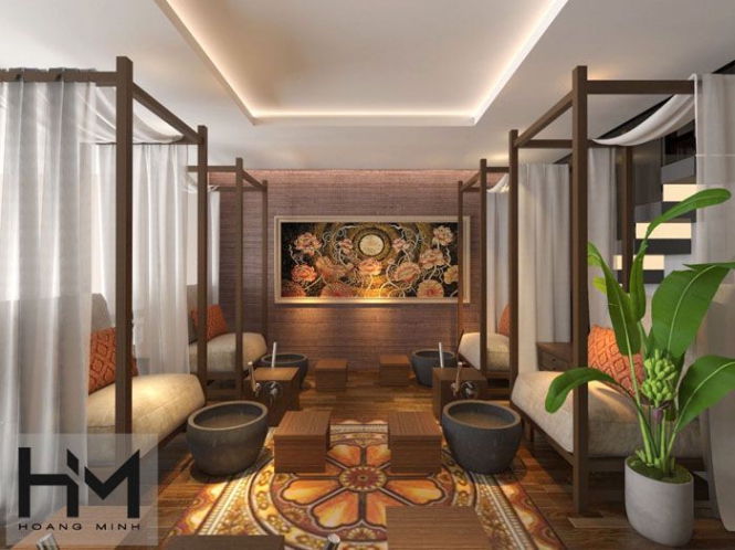 Mẫu phòng spa phong cách mộc ấn tượng - Thiết kế 4