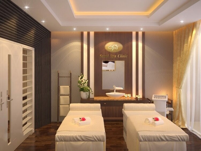Mẫu phòng spa phong cách mộc ấn tượng - Thiết kế 9
