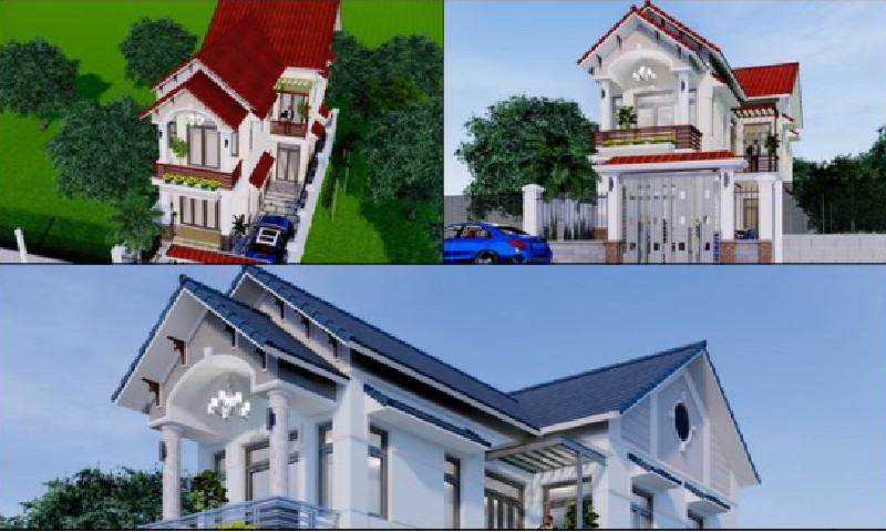 Báo giá chi phí xây nhà 1 trệt 3 lầu tại Trảng Bom, Đồng Nai 