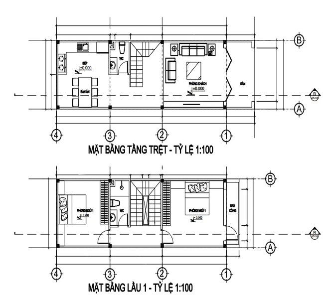 Báo giá chi phí xây nhà 2 tầng tại La Gi, Bình Thuận