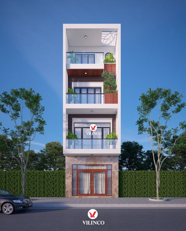 Báo giá chi phí xây dựng nhà 4 tầng tại Hoàng Mai, Hà Nội