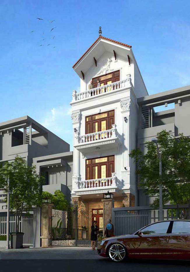 Báo giá chi phí xây nhà 4 tầng tại Vĩnh Yên, Vĩnh Phúc