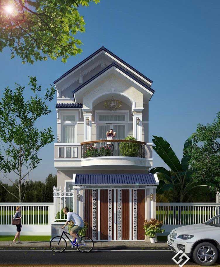 Cách xây nhà ống 2 tầng 400 triệu