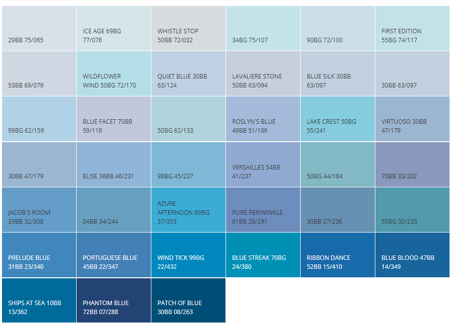 Bảng sơn nhà màu xanh nhạt đẹp nhất 2024